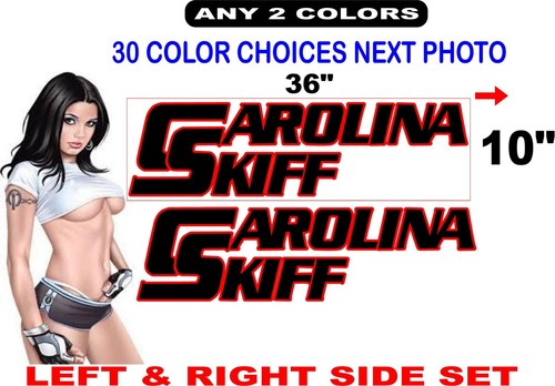 Carolina skiff decalcomania - carolina,