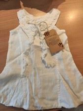 Vestito bianco di lino Bio