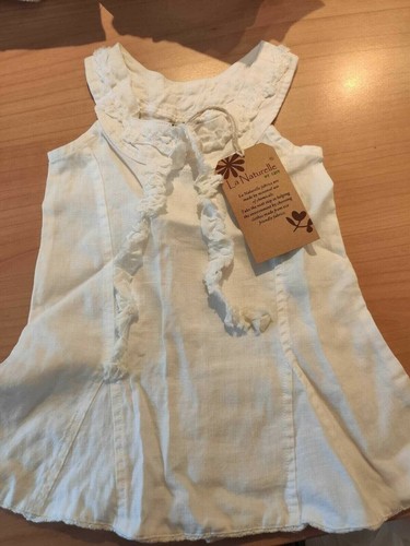 Vestito bianco lino bio - di,