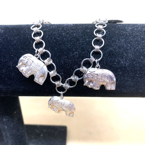 Bracciale argento con - bracciale, in
