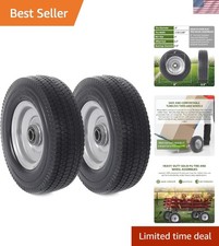 8-Inch Flat-Free Solid Wheels