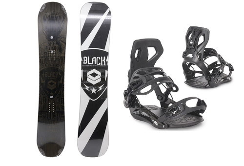 Set snowboard ftwo blackdeck - ftwo,