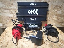 Ninco WRC Rally 1/43 12V Unità di Avviamento a 2 Corsie, 2x Controller Cablato, Adattatore EU