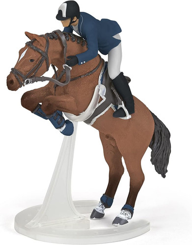 Statuetta cavallo da salto - statuetta,