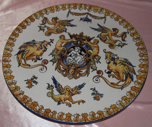 Plat rond - , ancien