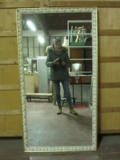 SPECCHIERA AVORIO E DORATA LUNGA DA CREDENZA DIVANO ORIZZONTALE VERTICALE ARMADI