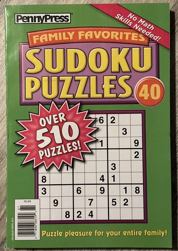 Sudoku puzzles book family - sudoku,