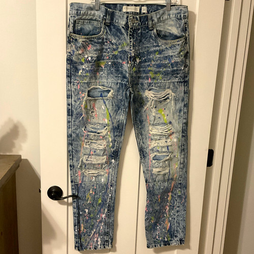 Jeans uomo graffiti - jeans,