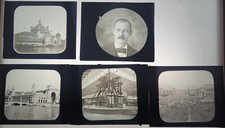 Lot of 5 Photos Magic Lantern