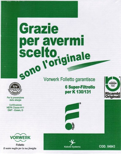 Sacchetti folletto originali - sacchetti,
