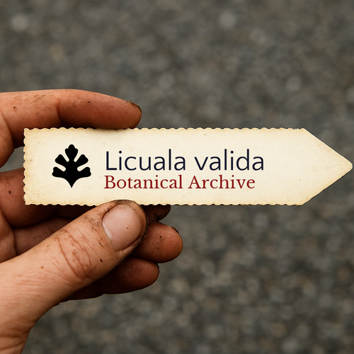 Licuala valida pala - pala, |