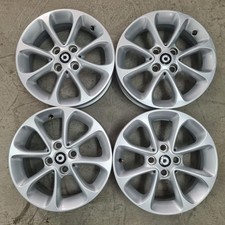 4 cerchi lega smart fortwo forfour r15 silver lt005343