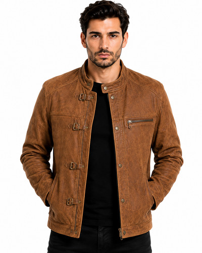 Cappotto uomo marrone vintage