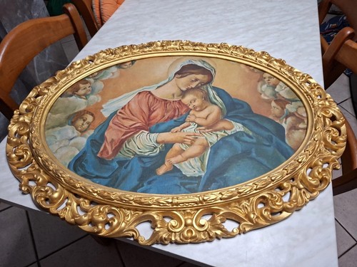 Antico quadro madonna 88x67 - antico,