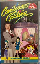 Cantiamo con Cristina Per Crescere Insieme VHS Rara Candy Emi  Bim Bum Bam
