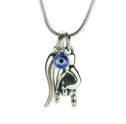 Collana mano cornuto - mano,