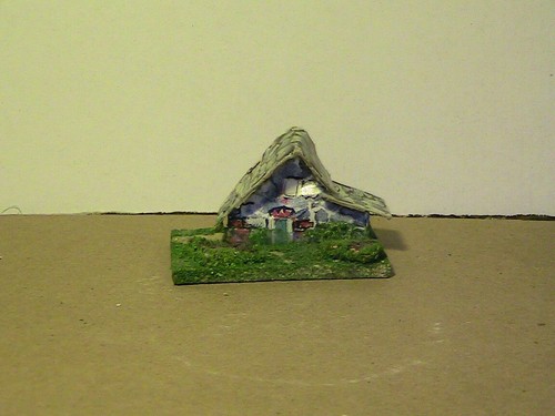 Casetta per presepe vintage - per,