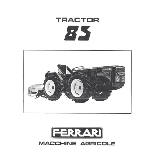 Ferrari trattrice manuale - ferrari, 85