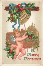 ANGELO DI NATALE SUONA LE CAMPANE PREPARANO LA FESTA NATALE E BABBO NATALE STANNO ARRIVANDO!