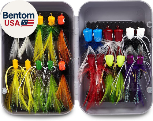 Popper pesca mosca colori - popper,