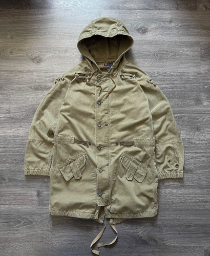 Diesel vintage fishtail coat - vintage,