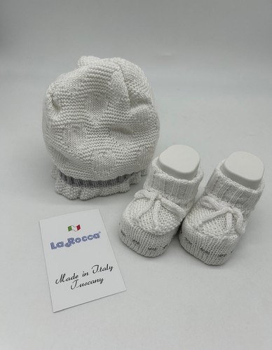 Set lana cappellino - lana, cappellino+scarpine