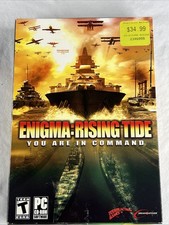 Enigma: Rising Tide gioco in scatola PC CD-ROM 2003 software Windows IBM non testato