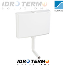 CASSETTA WC ESTERNA SCHWAB SLIM SUPER SOTTILE AP220 INSTALLAZIONE PARETE BIANCO