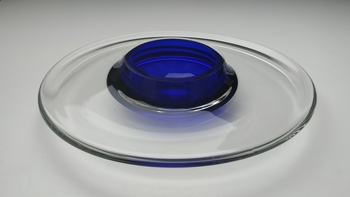 Vaso piatto centrotavola - , vetro
