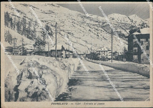 Bu451 cartolina pragelato - cartolina,