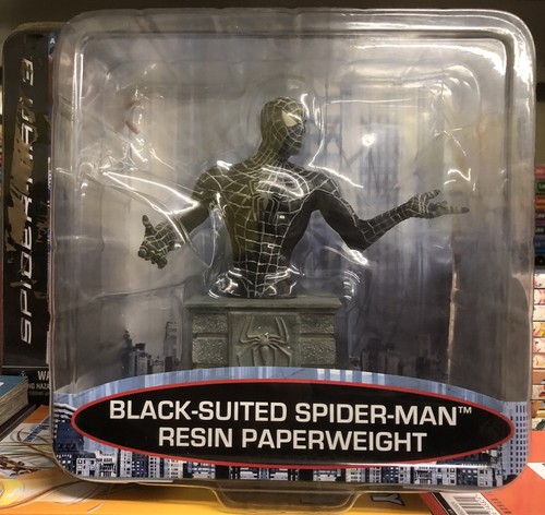 Black suited spider man - spider-man,