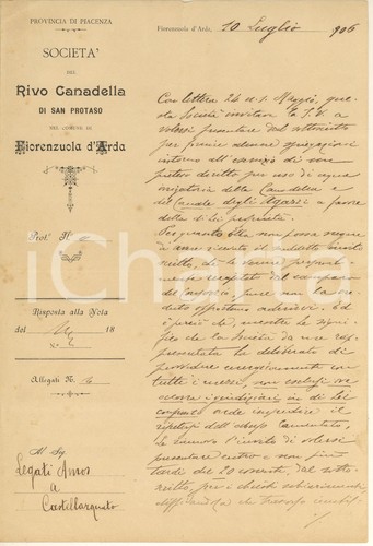 1906 fiorenzuola arda - 1906, d'arda
