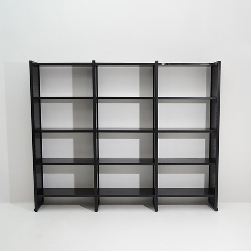 Libreria metallo nera - metallo, nera,