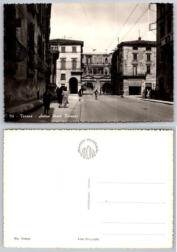 Rppc verona italia antica - verona,