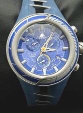 Nuovo Raro Orologio ADIDAS Adi-Star-Pro Cronografo Data Uomo 42mm Quarzo SS WR 200M