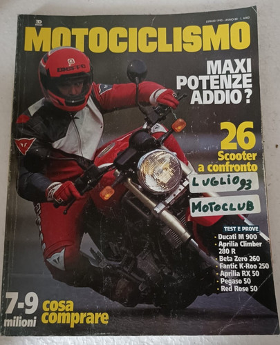 Motociclismo 1993 ducati m - ducati,