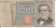 ITALIA 1.000 LIRE 20/02/1980