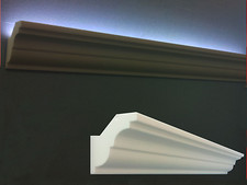 10 CORNICI IN POLISTIROLO TAGLIATE MM 100 x 100x2000 DECORAZIONI CORNICE PER LED