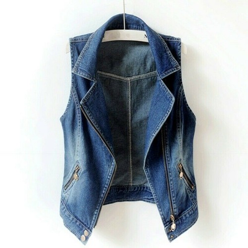 Donna gilet jeans cardigan - donna,