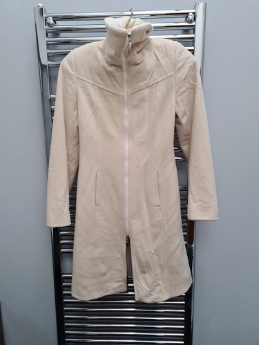 Cappotto bianco lana - lana, donna