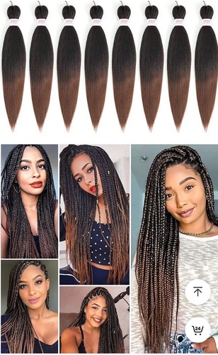 Braids crochet hair kanekalon - braids,