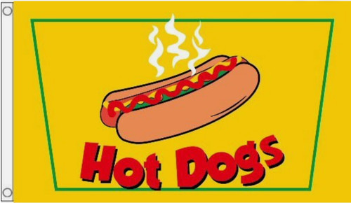 Hot dogs flag 3 fast - x,