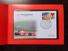 ITALIA REPUBBLICA FERRARI CAMPIONE DEL MONDO 2003 BUSTA UFFICIALE Bolaffi