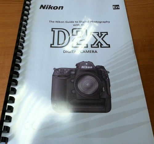 Nikon d2x manuale - nikon,