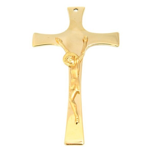 Crocifisso ottone made in - crocifisso,