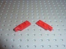 2 x LEGO Red hinge plates