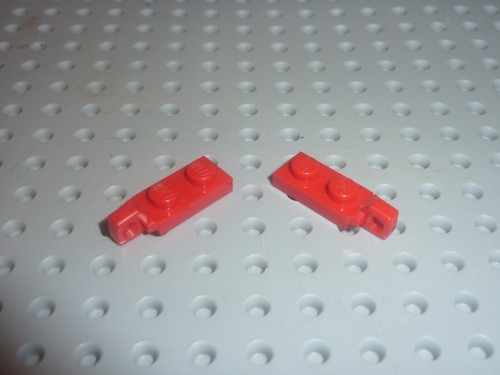 Lego red hinge - x,