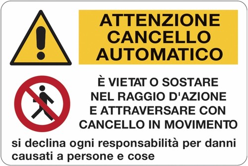 Cartello segnaletico - cartello,