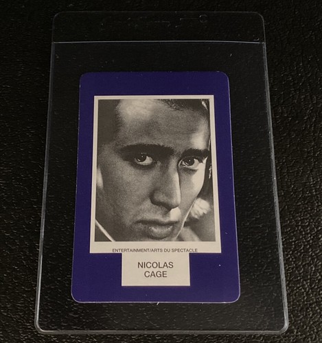 Nicolas cage rookie card - rookie,