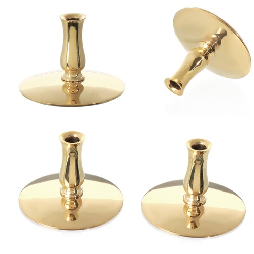Portacandele ottone - in,